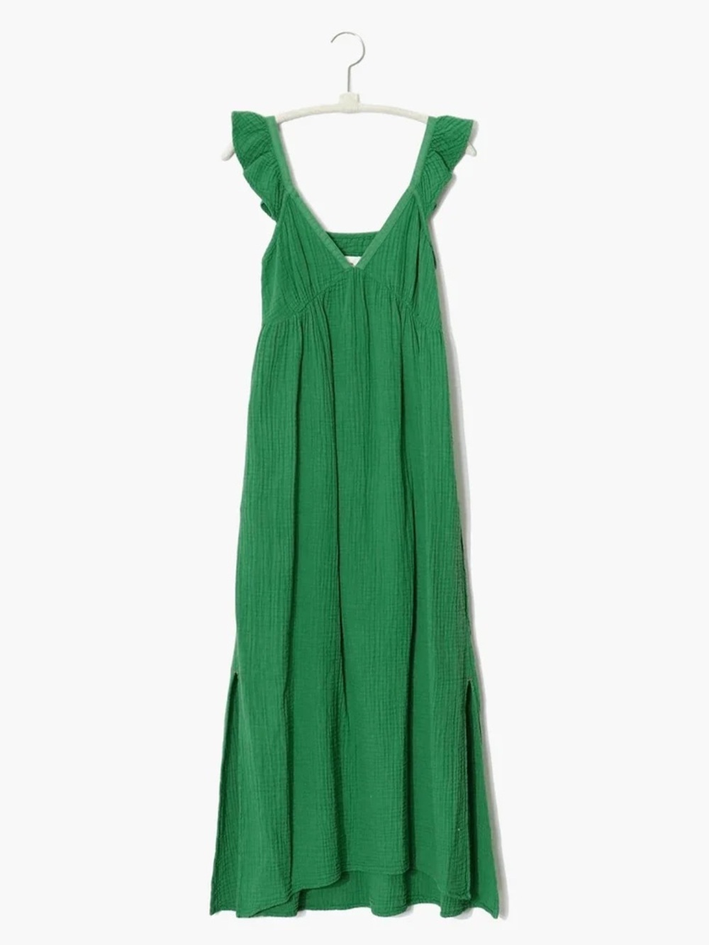 Xirena Leyla Flutter Strap Maxi Dress, Clover Green, XS